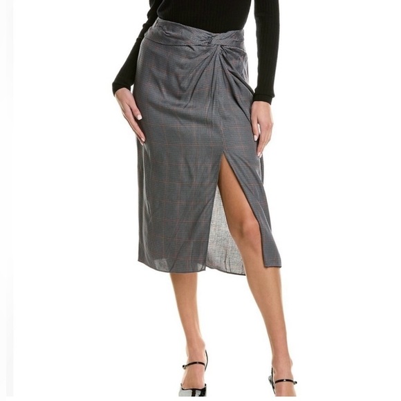 Rag & Bone Amber Plaid Midi Skirt - Picture 2 of 6